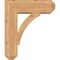 Ekena Millwork Thorton Craftsman Smooth Bracket w/ Offset Brace, Western Red Cedar, 7 1/2"W x 22"D x 26"H BKT0806X22X26THR04SWR - alternate 4
